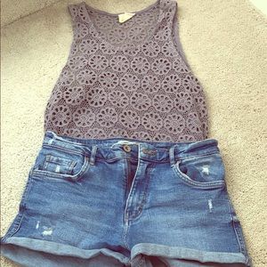 URBAN OUTFITTERS CROCHET TANK